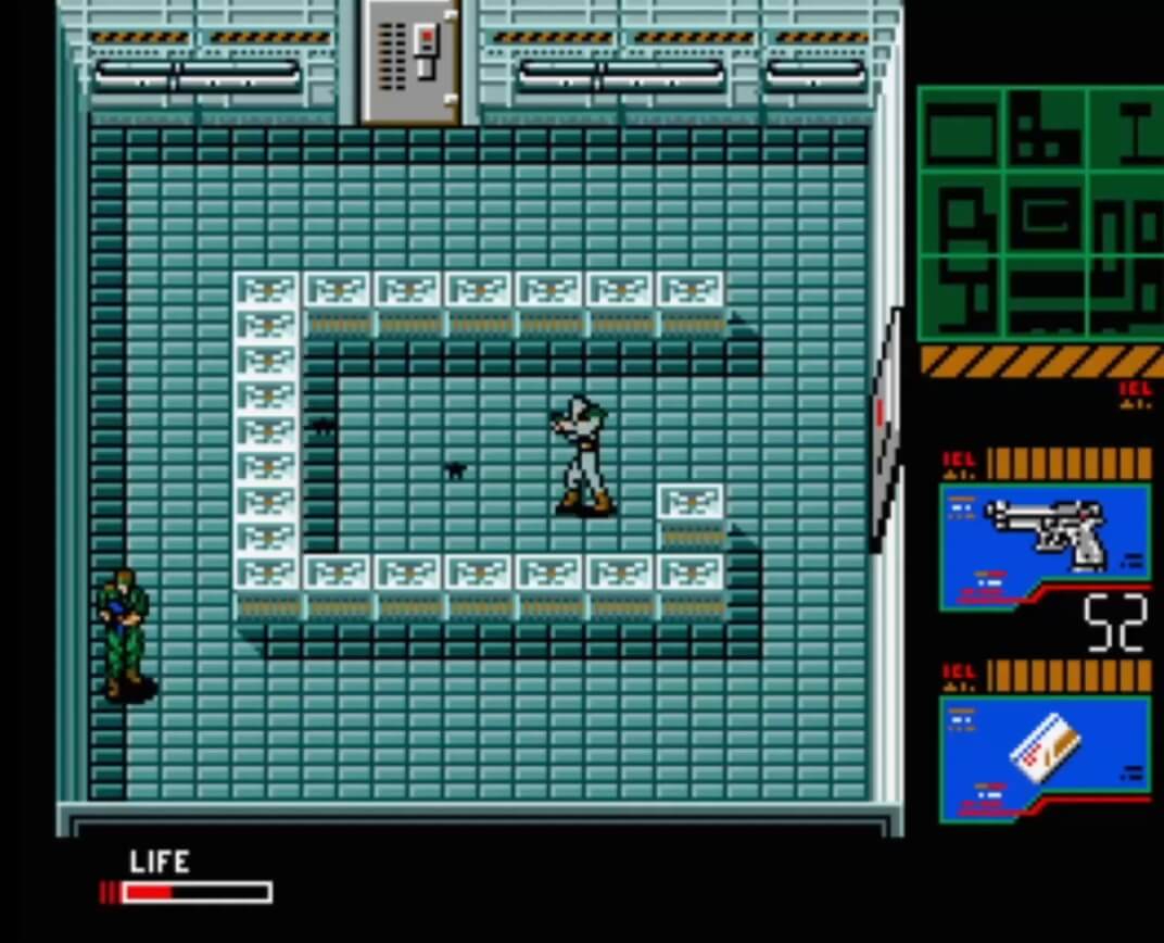 Metal Gear 2 Solid Snake - геймплей игры MSX2
